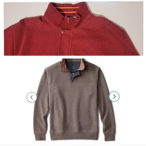 Orvis Signature 1/4th Zip Sweatshirt RED